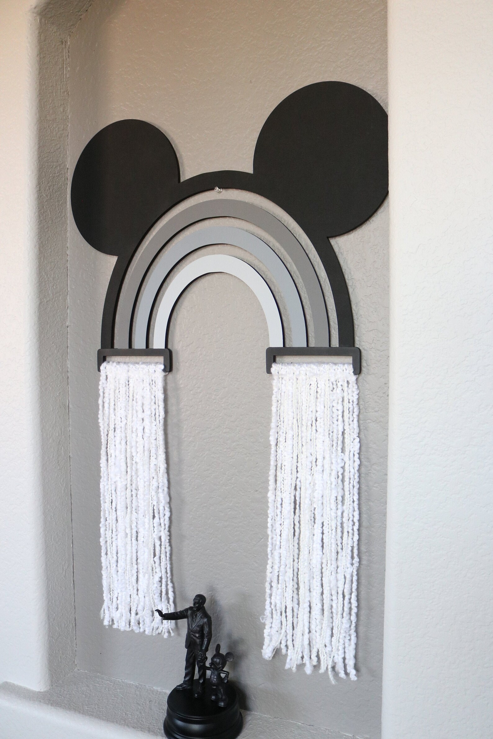 BOHO Mickey Rainbow Disney wall Hangings Disney Nursery Etsy