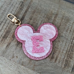 Mouse Initial Keychain: customizable