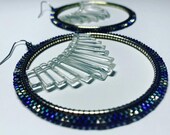Quartz Moondrop Hoops