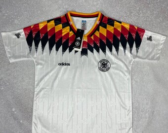 Deutschland 1994-1996 Sz S-XL Jersey Vintage Retro Fußball Home Trikot Maillot Kit WM