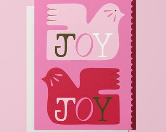 Joy Christmas Greeting Card