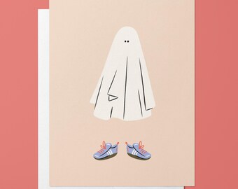 Tarjeta de felicitación de Halloween del Sr. Fantasma
