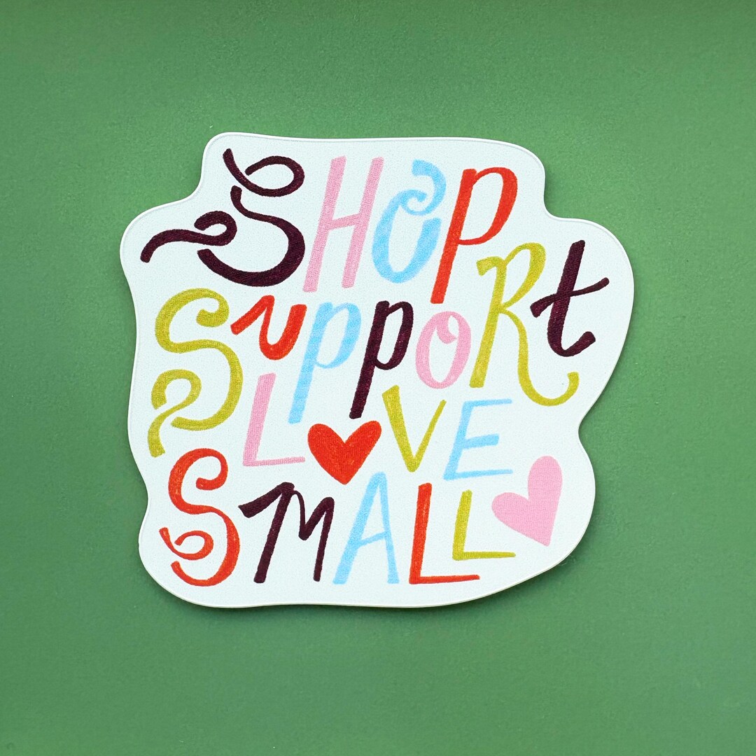Shop Small Sticker Shop Small Sticker - Etsy
