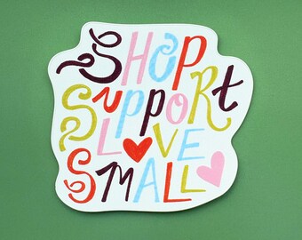 Shop Small Sticker