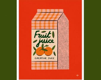 Fruit Juice Print