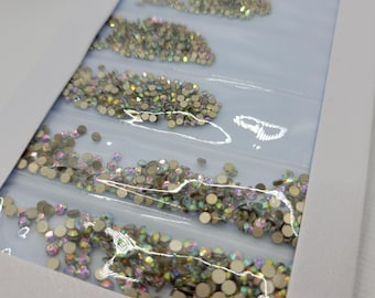 AB Crystal Flat Back | mix sizes