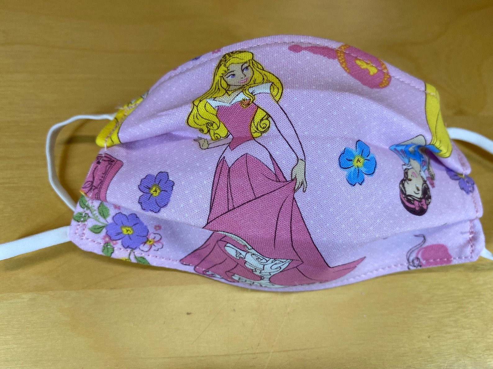 Cinderella Belle Sleeping Beauty Face Mask Disney Etsy