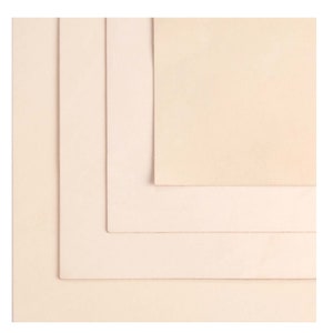 Import Cowhide Tooling Leather 2-3oz Pre-Cut (8.5 inch x11 inch)