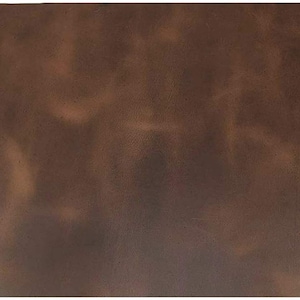 Leather Square (16&quot;x18&quot;) 4-5oz (1.6mm-2mm) Medium Weight for Crafting, Tooling, Hobby, Repair Projects BB | Natural Full Grain Leather