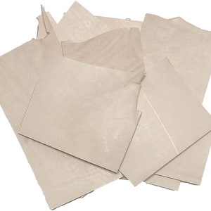 Two Pounds Veg Tan Leather Scrap, 2 lbs Vegetable Tanned Scrap Leather Pieces for Crafting, Heavy Weight Thick 8-9 oz Mixed with 6-7 oz...