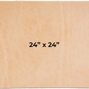 Tooling Craft Leather Thick 11/12 oz (4mm) Pre-Cut 8.5"x10" Vegetable Tanned Full Grain Leather, Hobby Workshop, Repair