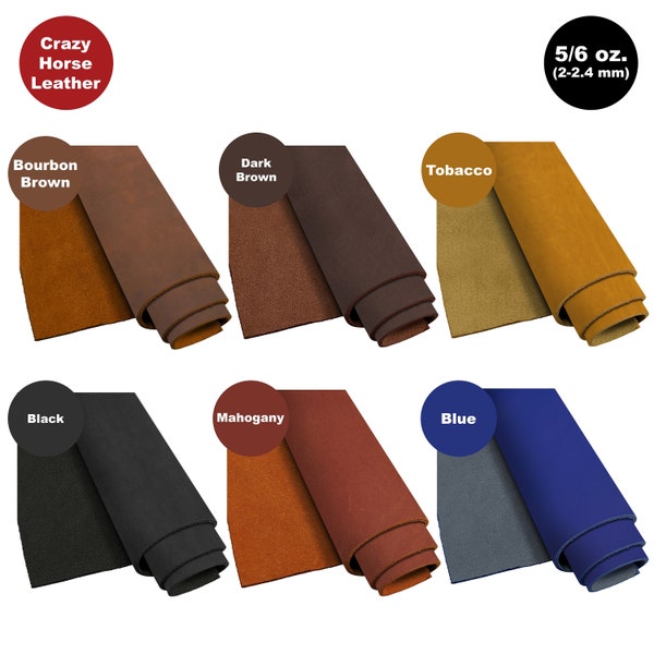 Full Grain Crazy Horse Leather Etsy