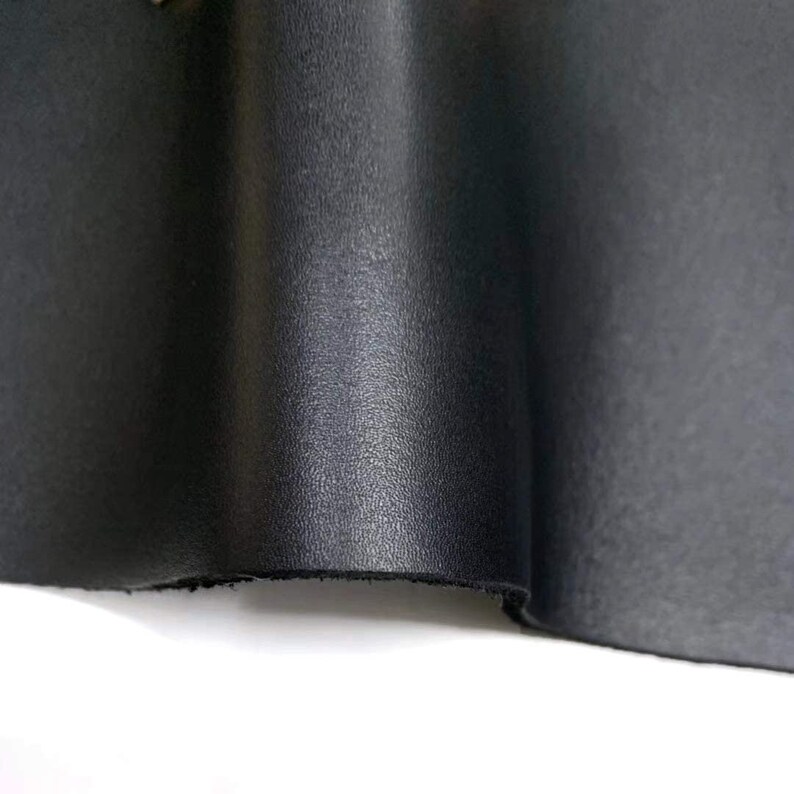 5-6OZ Black Tooling Leather Square Cowhide Leather Crafts Tooling Sewing Hobby Workshop Crafting 2.0mm Black