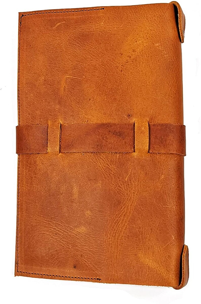 Leather Book Covers Bible Cover Office Work Essentials Etsy