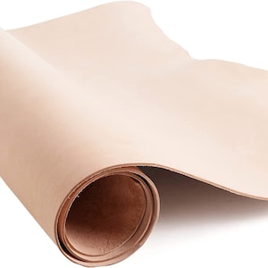 ELW 8-9 oz. (3.2-3.6mm) Vegetable Tanned Leather Shoulder Pre-Cuts | Full Grain Leather Cowhide Craft Hobby Workshop Tooling Leather