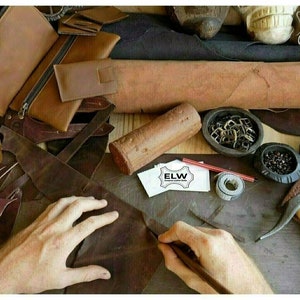 Brown 5/6 oz. (2mm) Tooling Leather Belt/Strip/Straps 1/2" to 4" Wide, 68-72 Inches Long image 5