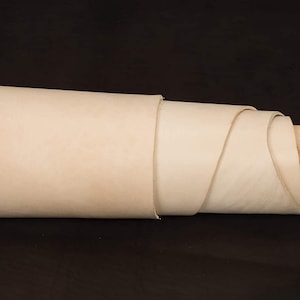 Veg Tanned V-Cut Single Shoulder 5 to 9 oz (2-4mm) Thickness Weight in 8-10 SQ FT Cowhide Tooling Leather