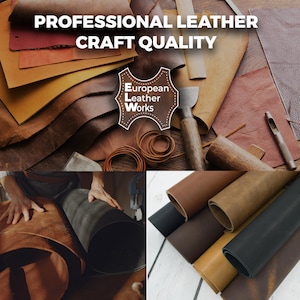 ELW Crazy Horse Leather – 5-6 Oz (2-2.4mm) Full Grain Cowhide – Side Cut, Chrome-Tanned, Made In USA