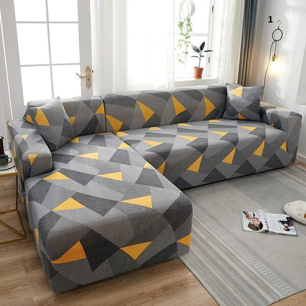 L Shape Sofa Cover Etsy