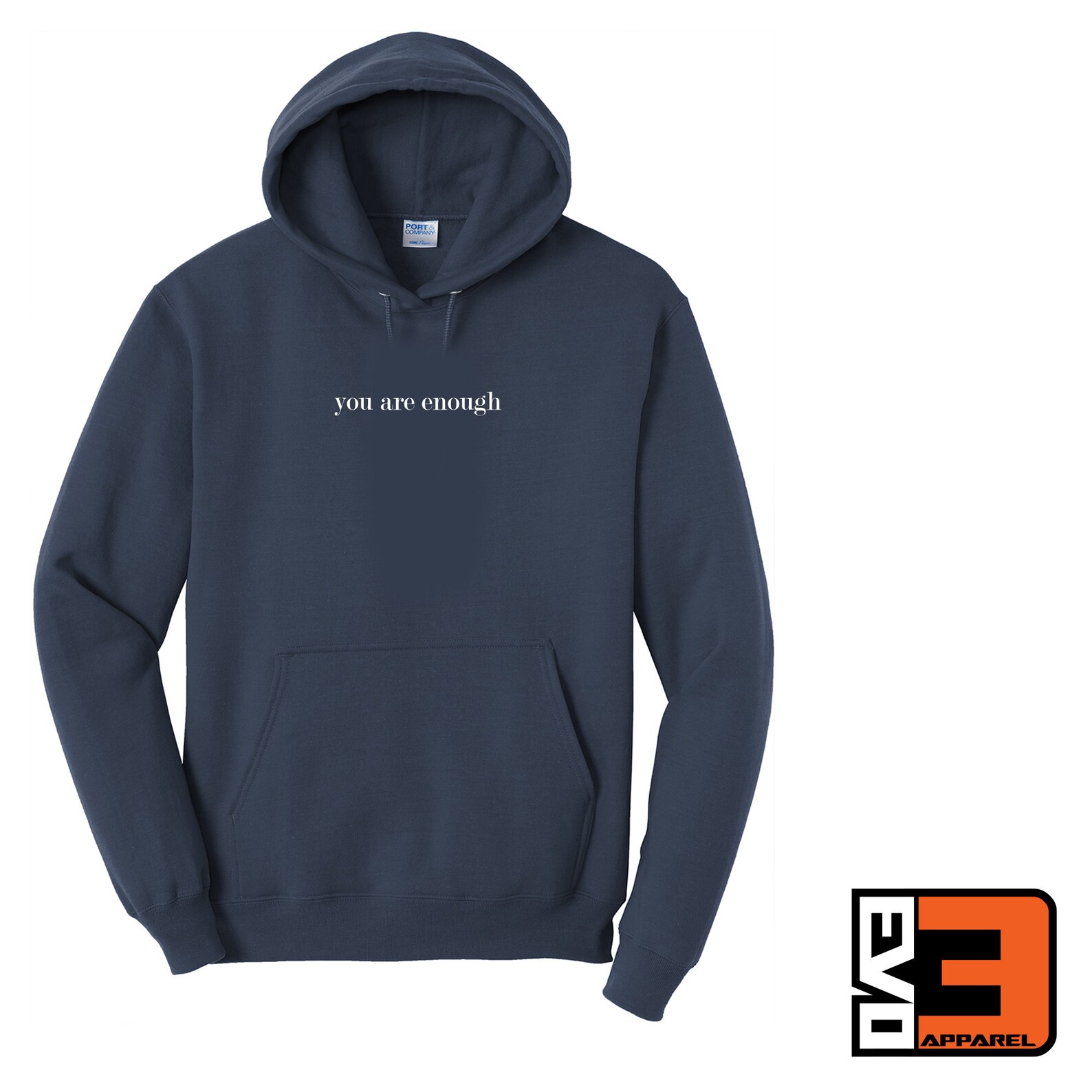 You Are Enough Hoodie Inspirational Hoodie Inspirational Etsy