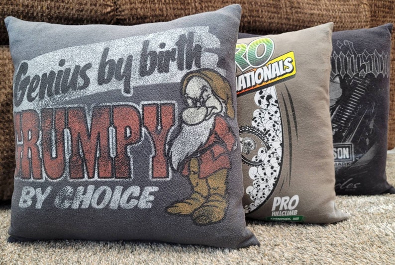 Handmade Memory Pillow From Shirt, Keepsake Memorial Pillow - Etsy