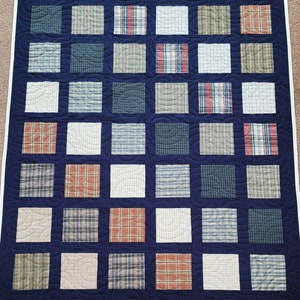 Memory/Bereavement Quilt. DEPOSIT ONLY! The remaining balance will be due, once the quilt is complete. Please see prices below.