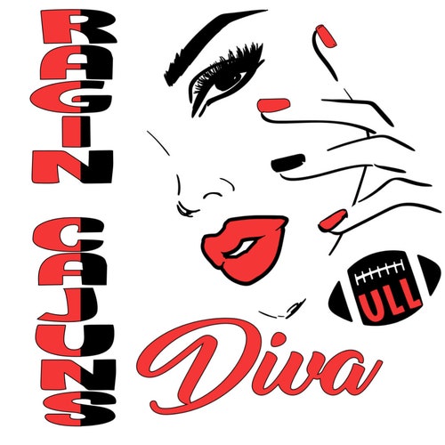 Ragin Cajun Diva SVG and PNG File - Etsy