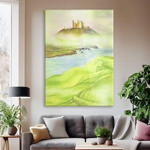 Mural &quot;Ireland&quot; artwork on acrylic glass or canvas, picture, photo print, decoration for your living room