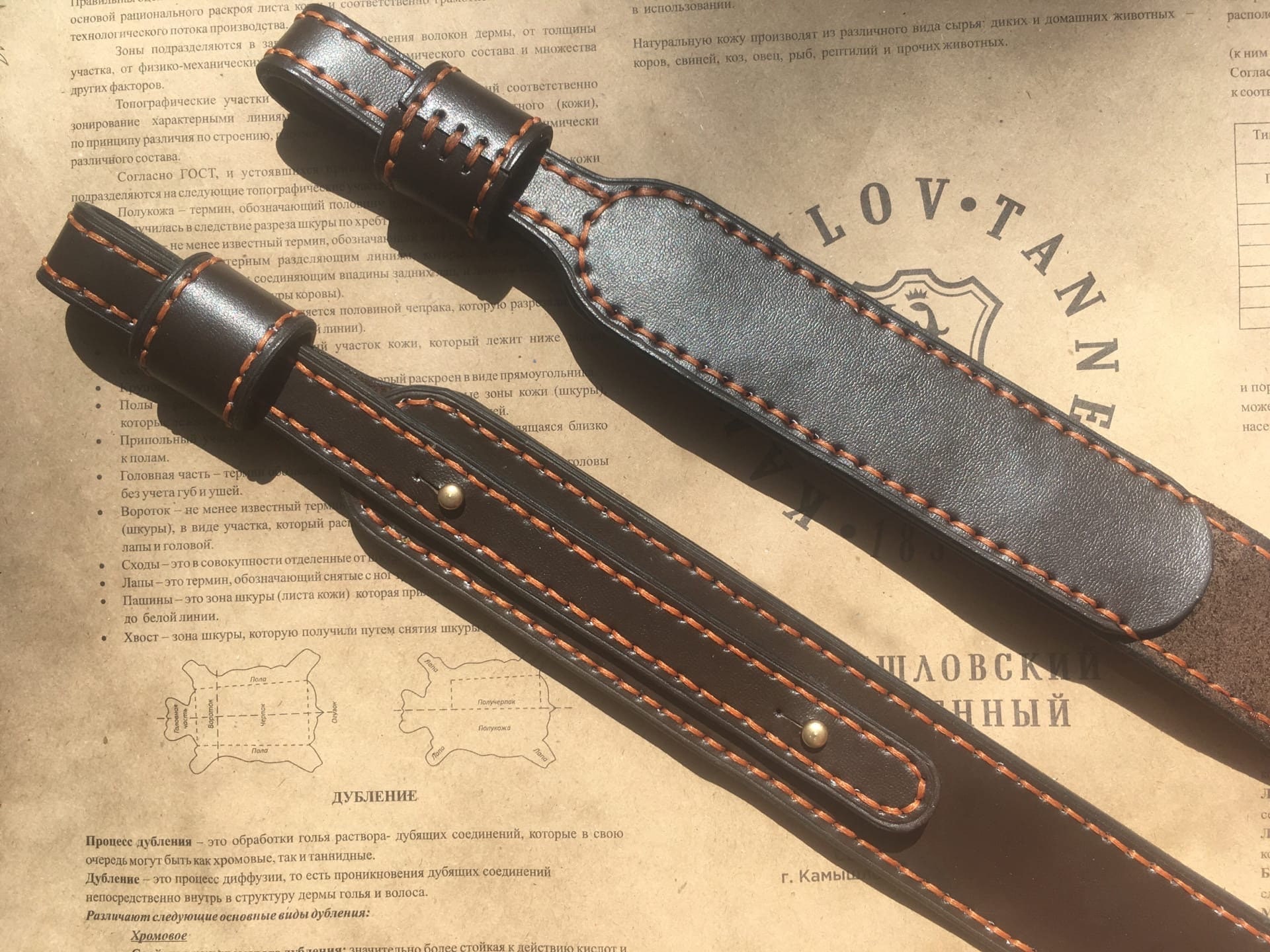 Pattern Leather gun sling hand made gun sling adjustable Etsy