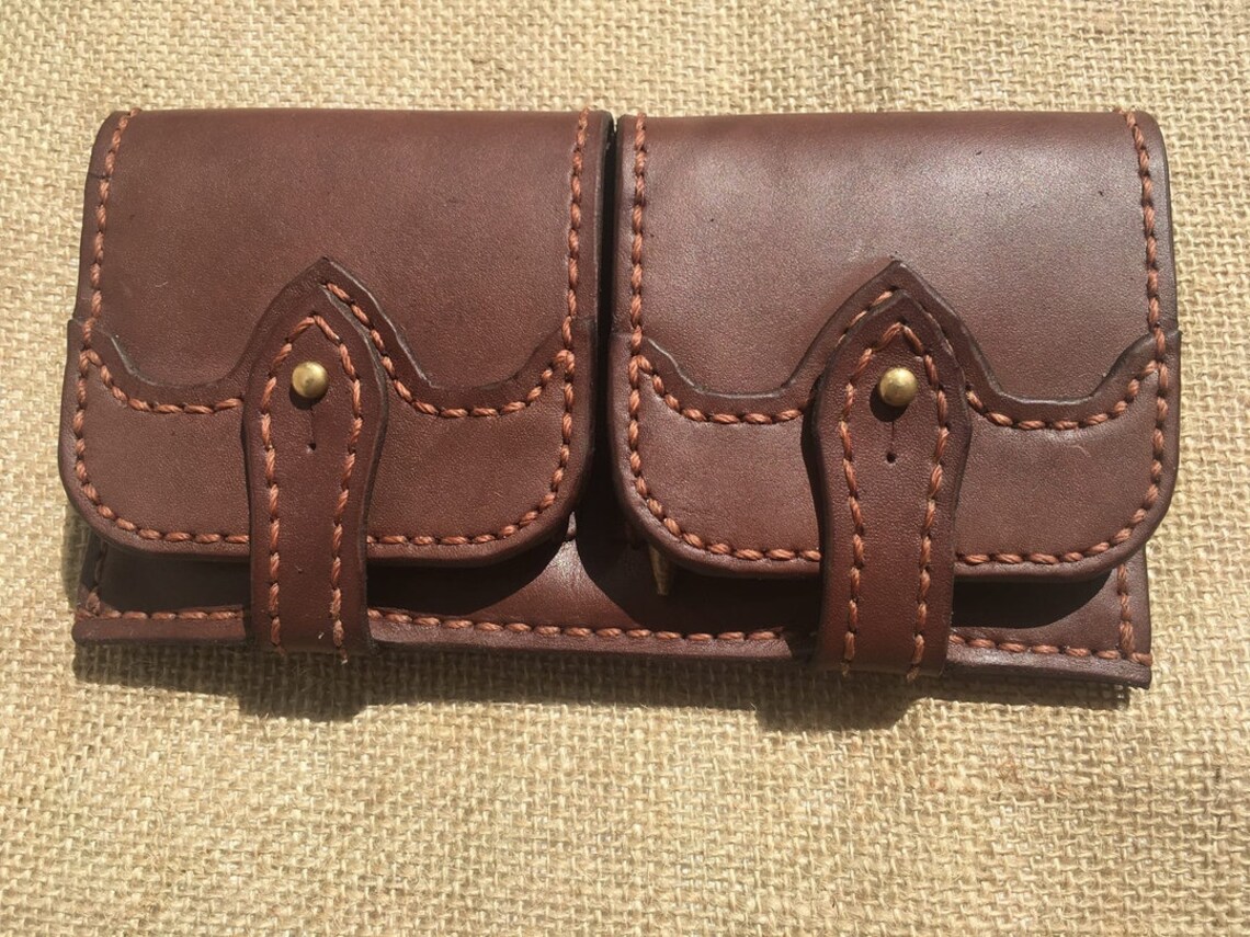 PDF Leather Pattern Handmade Leather Cartridge Holder Etsy