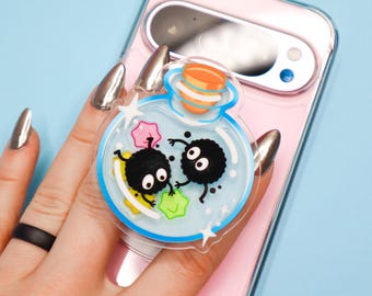 Soot Sprite Potion MagSafe Phone Grip | Acrylic Shaker Charm