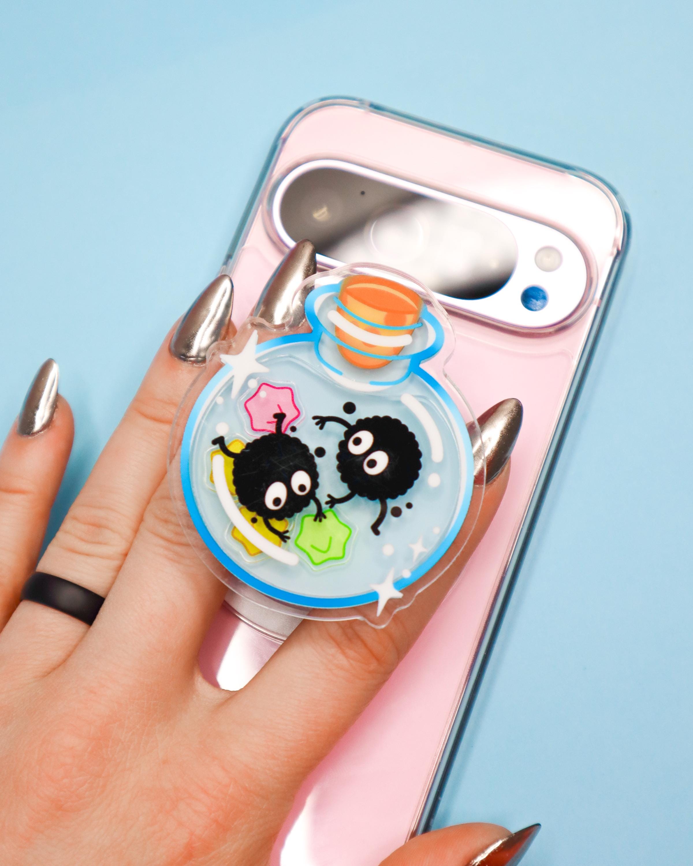 ポキ　携帯ストラップ　スタジオジブリ Studio ghibli popsocket - Etsy 日本