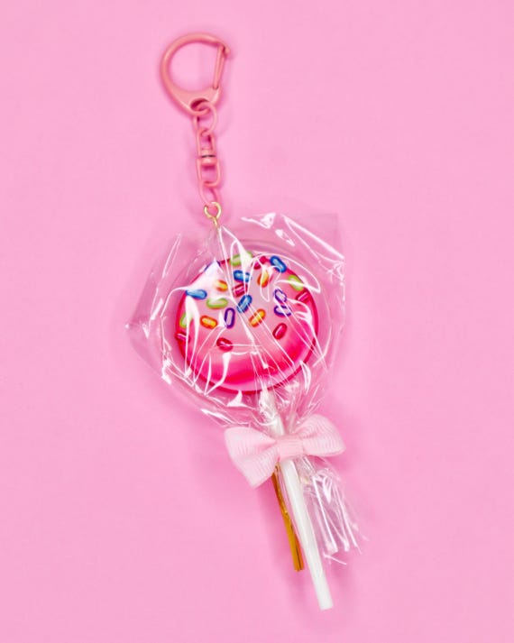 Cake Pop Keychain | Food and Dessert Keychain | Cute and Unique Keychain
