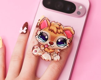 LPS Dog Mag Safe Phone Grip | Nostalgic Toy Phone Grip