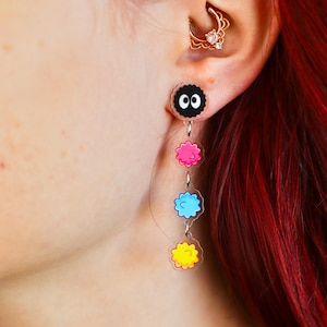 Star Soot Inspired Earrings | Dangle Stud Earrings | Anime themed earrings