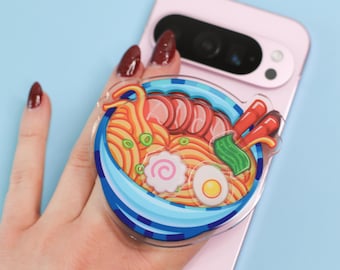 Tonkotsu Ramen MagSafe Phone Grip | Acrylic Shaker Charm Phone Grip