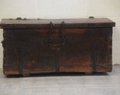 Antique Vintage Wooden Chest Trunk Wooden Blanket Box Inactive Photos