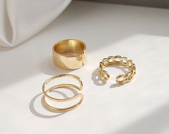 cute gold ring sets