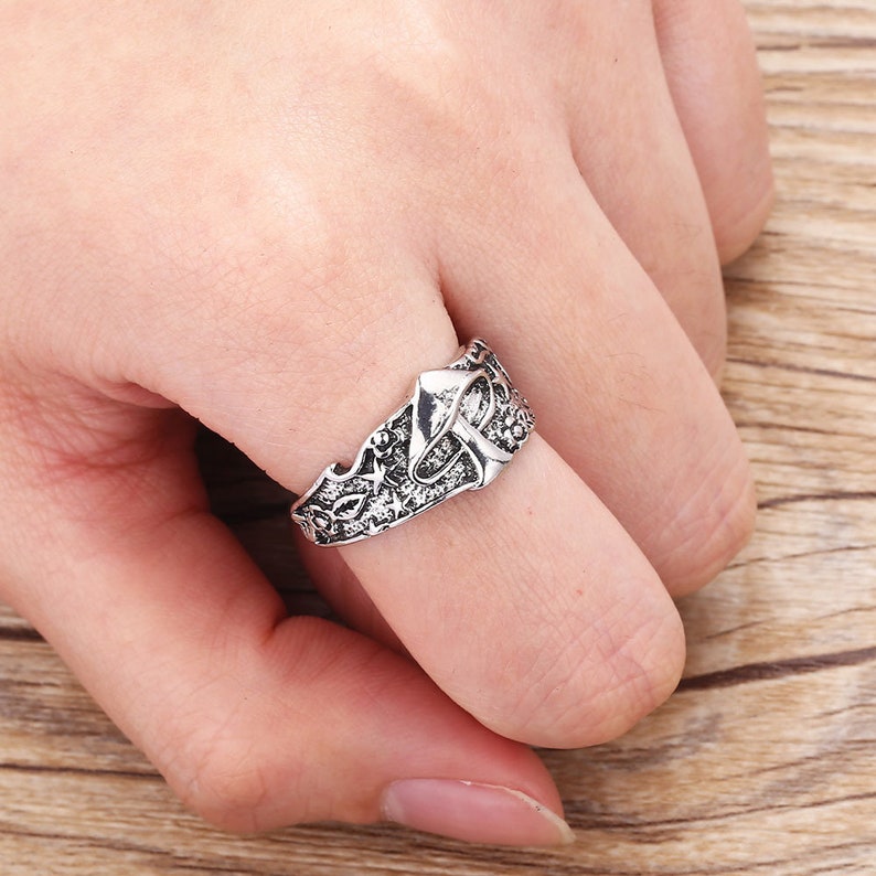 Ring for Men and Women Plant Ring Punk Ring Hippie Ring Boho Ring Mushroom Ring Unique Creative Fun Ring Mushroom Jewelry Gift Idea