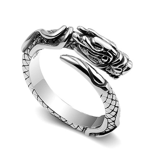 Dragon Ring Dragon Jewelry Snake Ring Streetwear Ring Boho | Etsy