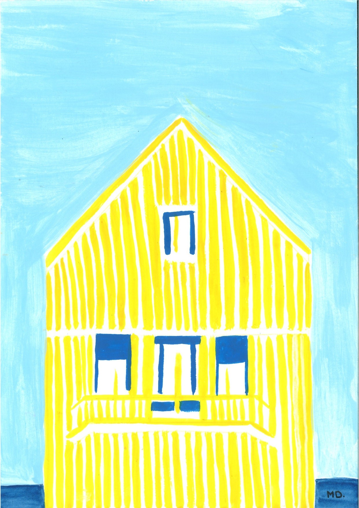 Illustration - Yellow House