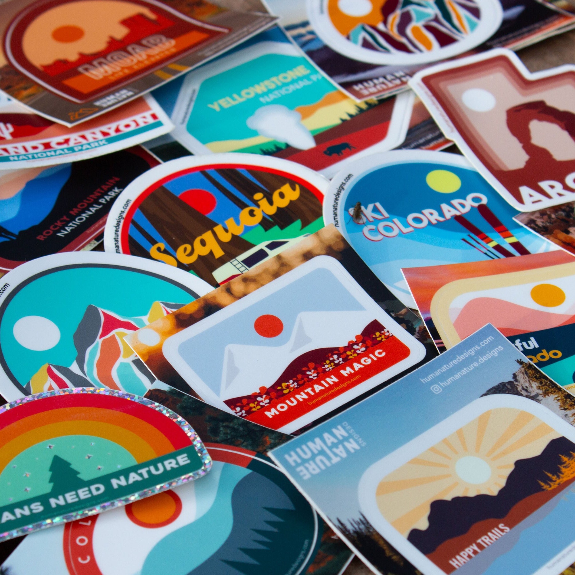 National Parks Sticker Pack - Any 6 Stickers for 18 (please Read ...