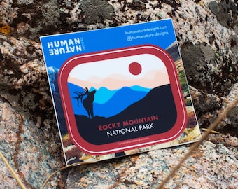 Rocky Mountain National Park Sticker: Colorado Vinyl Decal