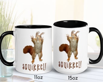 Squirrel Gifts, Squirrel Mug, ADHD Funny Mug, Squirrel Lover Gift, Squirrel Lover Mug, Zookeeper Mug, Zookeeper Gift, Squirrel Whisperer Mug