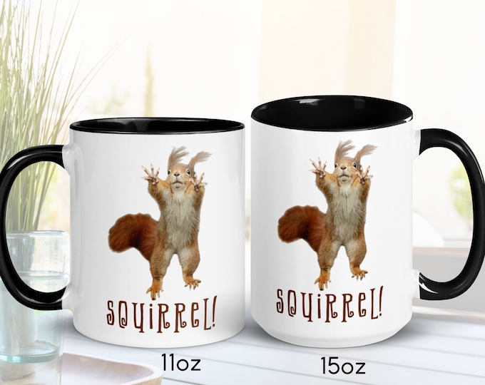 Squirrel Gifts, Squirrel Mug, ADHD Funny Mug, Squirrel Lover Gift, Squirrel Lover Mug, Zookeeper Mug, Zookeeper Gift, Squirrel Whisperer Mug