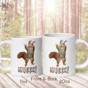 All of my designs are printed on both sides. Here are two of the same size mugs showing the same design on both the front and back sides.