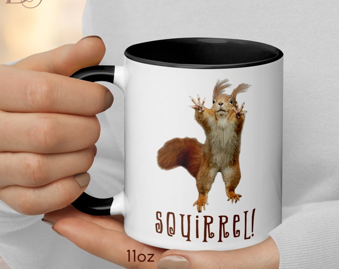 Squirrel Gifts, Squirrel Mug, ADHD Funny Mug, Squirrel Lover Gift, Squirrel Lover Mug, Zookeeper Mug, Zookeeper Gift, Squirrel Whisperer Mug