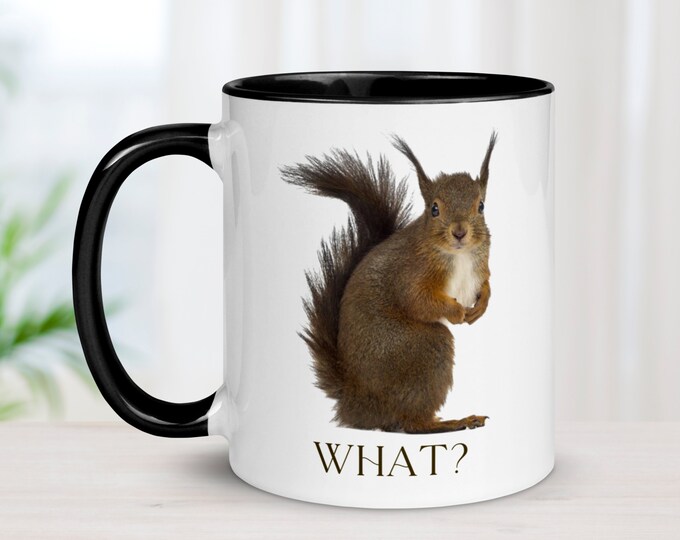 ADHD What Funny Coffee Mug, Thinking of You Squirrel Gifts, Bestie Gifts, Cute Coffee Mug, ADHD Gifts, Unique Mugs , Distractions, BFF