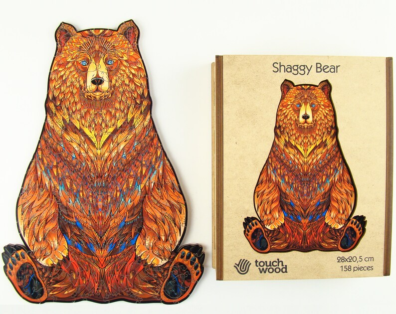 Wooden puzzle jigsaw Custom puzzles for adults Laser cut 3d Etsy