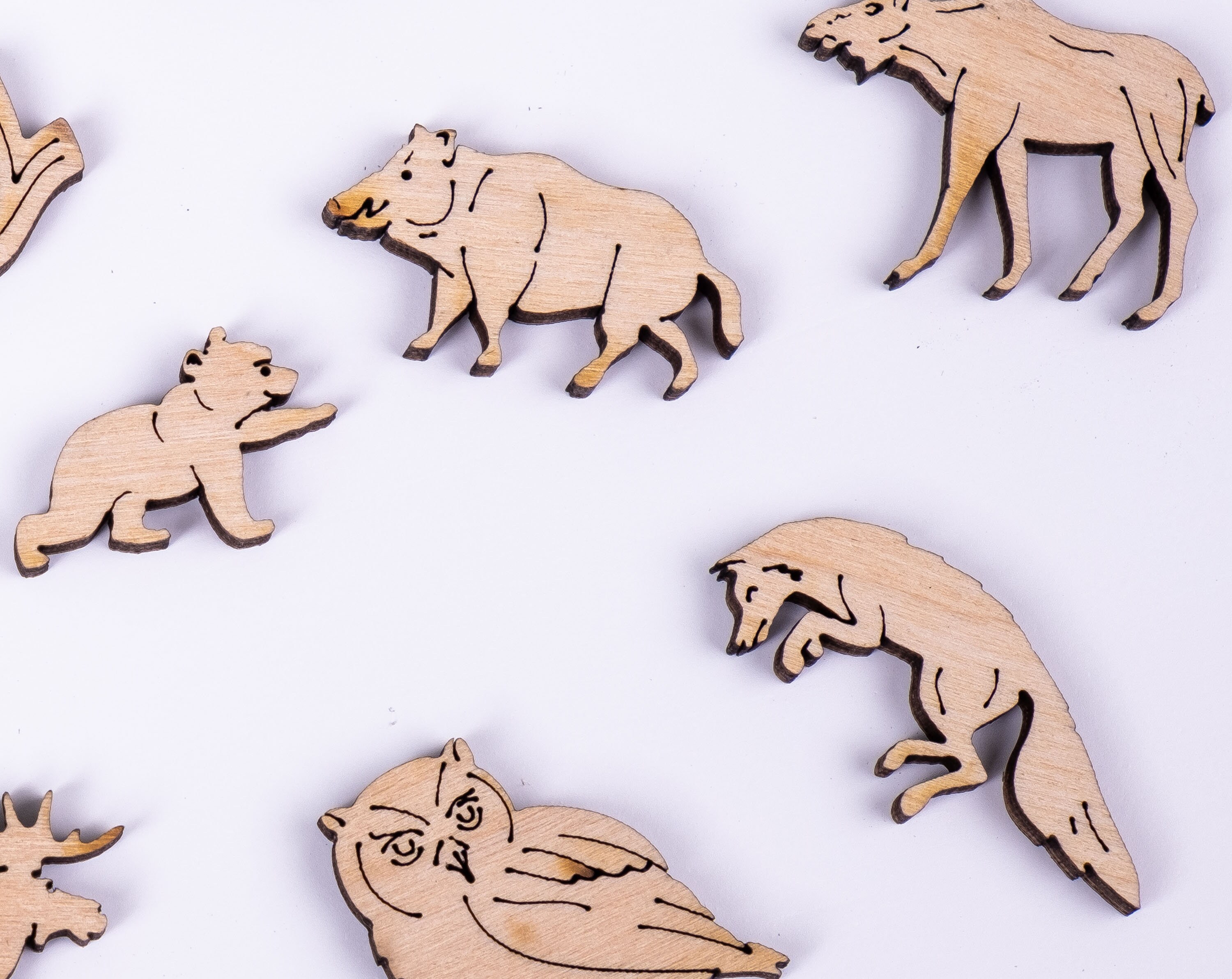 Wooden Jigsaw Puzzles for adults Lynx Custom 3d Puzzle piece Etsy